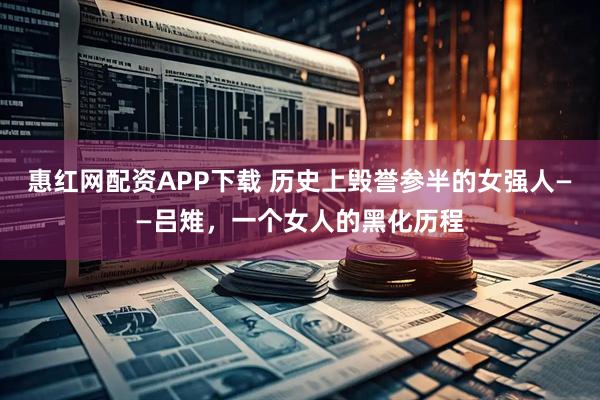 惠红网配资APP下载 历史上毁誉参半的女强人——吕雉，一个女人的黑化历程